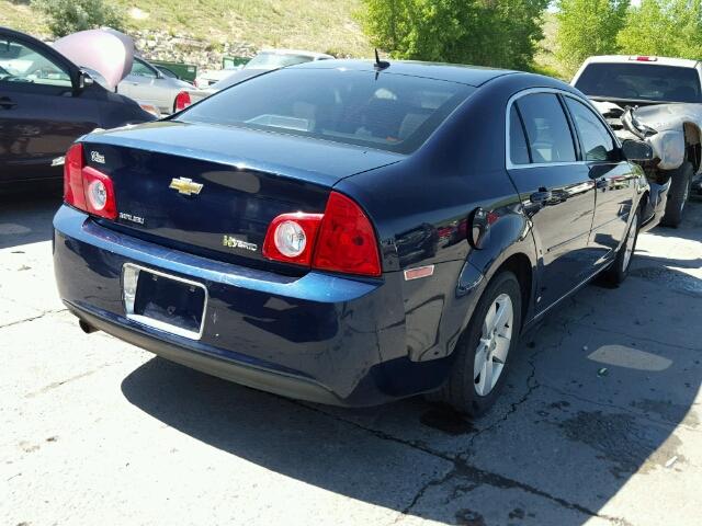 1G1ZF57528F217877 - 2008 CHEVROLET MALIBU HYB BLUE photo 4