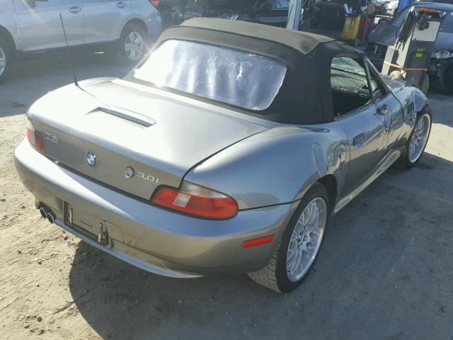 WBACN53401LL49182 - 2001 BMW Z3 3.0 GRAY photo 4