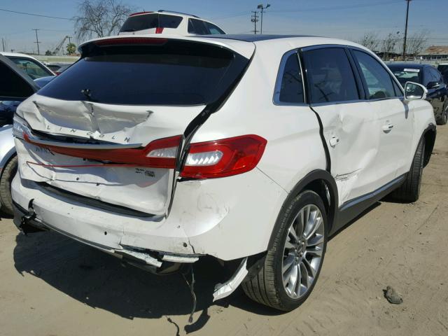 2LMTJ8LP4GBL50158 - 2016 LINCOLN MKX RESERV WHITE photo 4