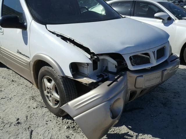 1GMDX03E5YD227222 - 2000 PONTIAC MONTANA WHITE photo 9