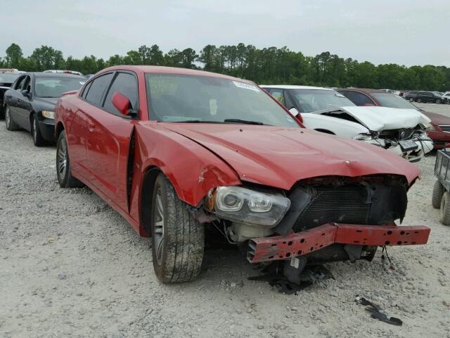 2C3CDXCT2DH563198 - 2013 DODGE CHARGER R/ RED photo 1