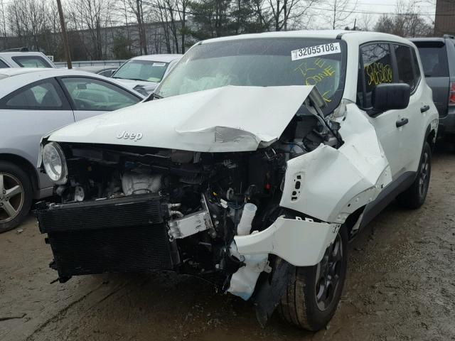 ZACCJBAT3FPB48970 - 2015 JEEP RENEGADE S WHITE photo 2