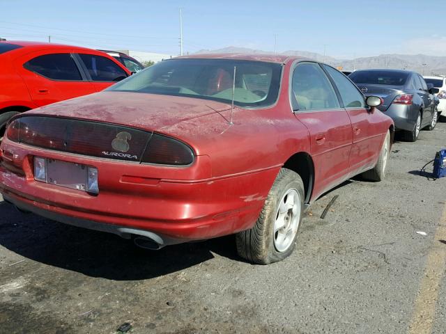 1G3GR62C1W4112709 - 1998 OLDSMOBILE AURORA RED photo 4