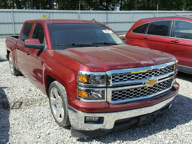 3GCPCREC5EG530156 - 2014 CHEVROLET SILVERADO RED photo 1