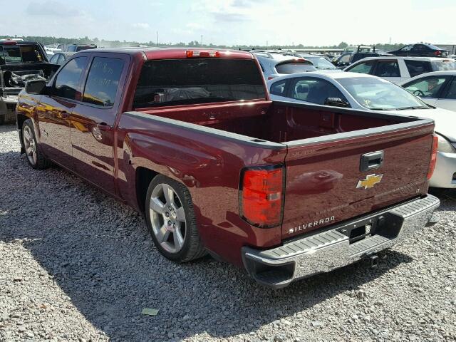 3GCPCREC5EG530156 - 2014 CHEVROLET SILVERADO RED photo 3