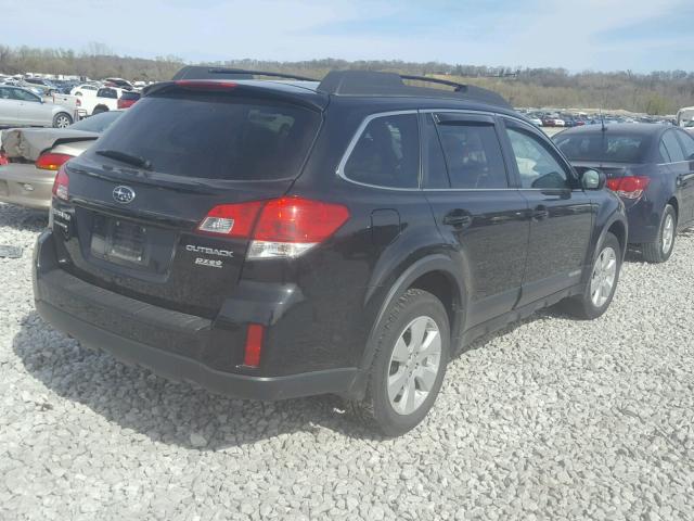 4S4BRBGC1B3440879 - 2011 SUBARU OUTBACK 2. BLACK photo 4