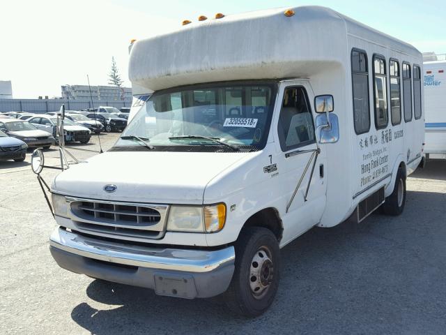 1FDXE40S7XHB29823 - 1999 FORD E450 S-DUT WHITE photo 2