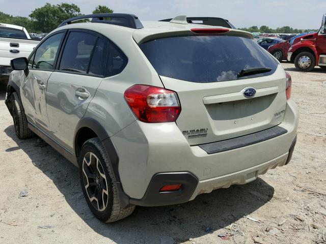 JF2GPAKC0GH317667 - 2016 SUBARU CROSSTREK BEIGE photo 3