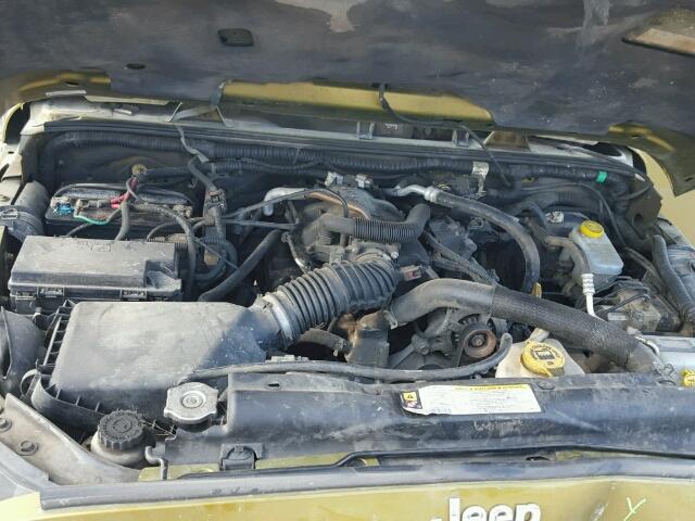 1J4GA59138L523926 - 2008 JEEP WRANGLER U GREEN photo 7