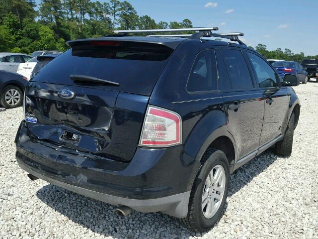 2FMDK36C28BB49823 - 2008 FORD EDGE SE BLUE photo 4