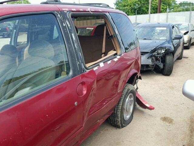 4N2ZN1112WD807558 - 1998 NISSAN QUEST XE RED photo 9