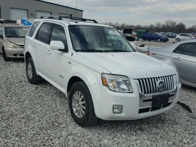 4M2CU87118KJ05882 - 2008 MERCURY MARINER PR WHITE photo 1