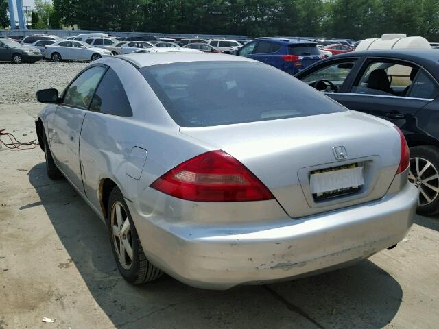 1HGCM72643A025236 - 2003 HONDA ACCORD SILVER photo 3