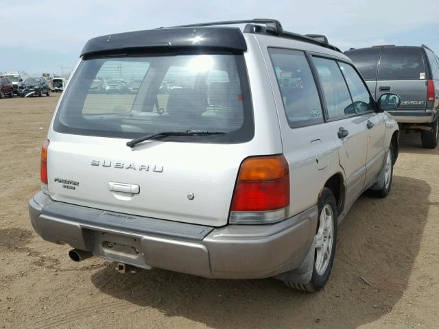 JF1SF6555XH706798 - 1999 SUBARU FORESTER S SILVER photo 4