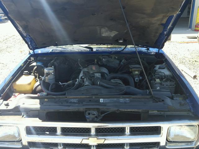 1GNDT13W8P2151981 - 1993 CHEVROLET BLAZER S10 BLUE photo 7