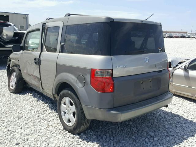 5J6YH18543L011257 - 2003 HONDA ELEMENT EX GRAY photo 3