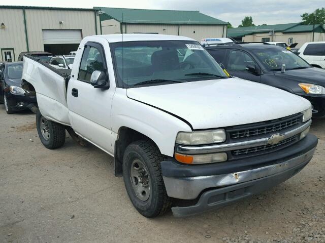 1GBGC24U9YZ299188 - 2000 CHEVROLET SILVERADO WHITE photo 1