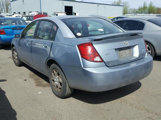 1G8AJ52F93Z109177 - 2003 SATURN ION LEVEL SILVER photo 3
