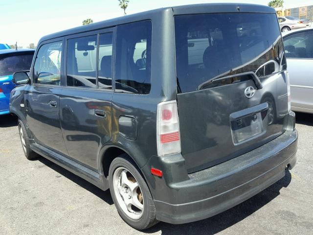 JTLKT324540145515 - 2004 TOYOTA SCION XB GREEN photo 3