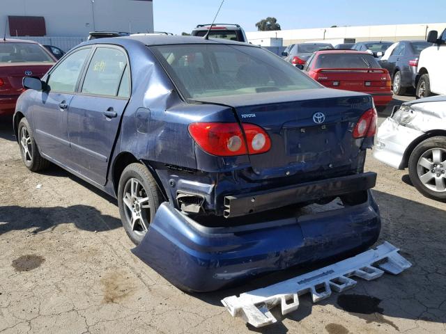 1NXBR32EX6Z627083 - 2006 TOYOTA COROLLA CE BLUE photo 3