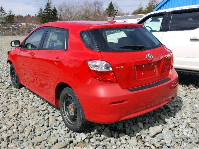 2T1KE4EE0AC042911 - 2010 TOYOTA COROLLA MA RED photo 3