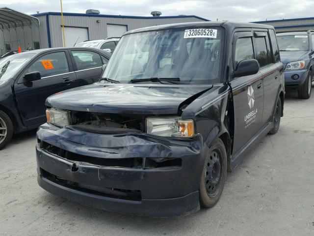 JTLKT324264058795 - 2006 TOYOTA SCION XB BLACK photo 2