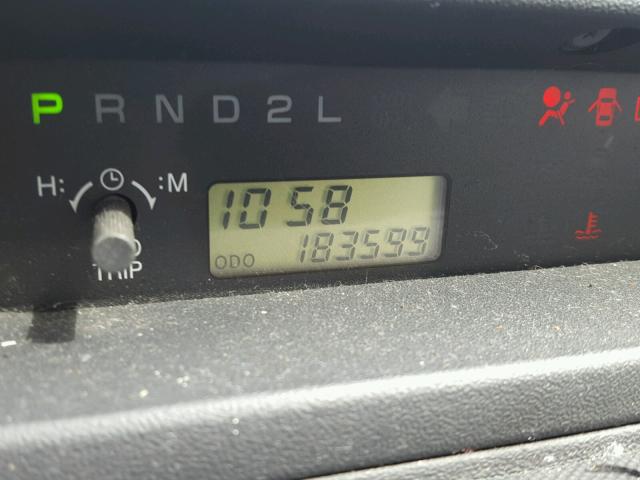 JTLKT324264058795 - 2006 TOYOTA SCION XB BLACK photo 8