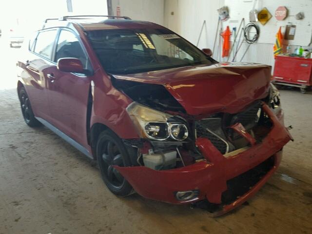 5Y2SM67079Z452929 - 2009 PONTIAC VIBE RED photo 1