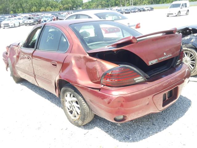 1G2NF52E93C109641 - 2003 PONTIAC GRAND AM S 红色 照片 3
