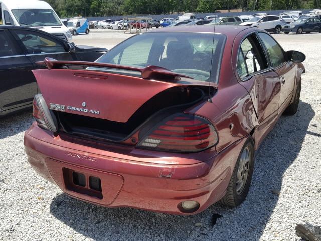 1G2NF52E93C109641 - 2003 PONTIAC GRAND AM S 红色 照片 4