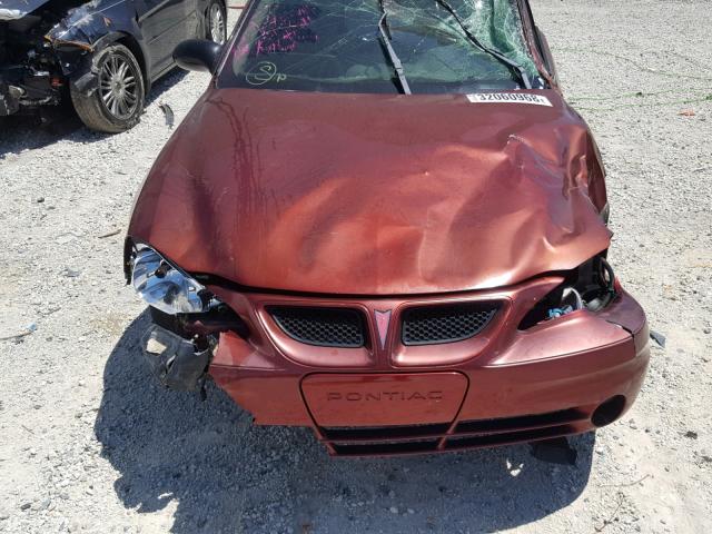 1G2NF52E93C109641 - 2003 PONTIAC GRAND AM S 红色 照片 7