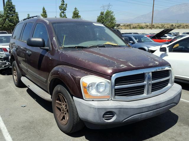 1D4HD38N15F540652 - 2005 DODGE DURANGO ST BURGUNDY photo 1