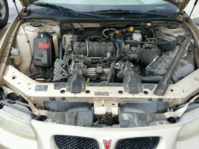 1G2WP12K42F105025 - 2002 PONTIAC GRAND PRIX GOLD photo 7