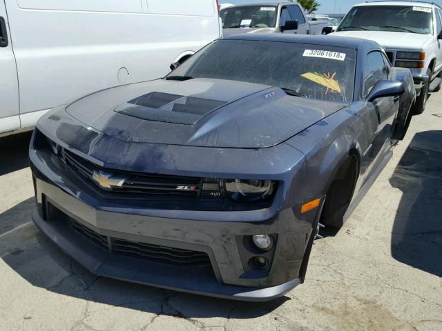 2G1FL1EP7D9804748 - 2013 CHEVROLET CAMARO ZL1 蓝色 照片 2