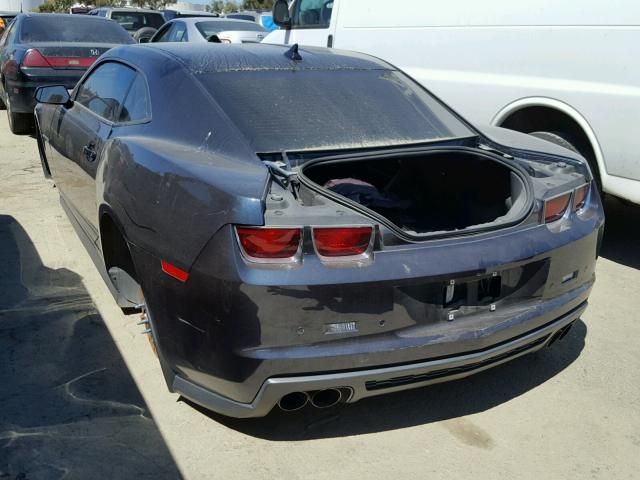 2G1FL1EP7D9804748 - 2013 CHEVROLET CAMARO ZL1 蓝色 照片 3