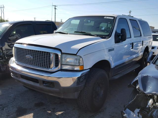 1FMSU41F13EB12591 - 2003 FORD EXCURSION WHITE photo 2