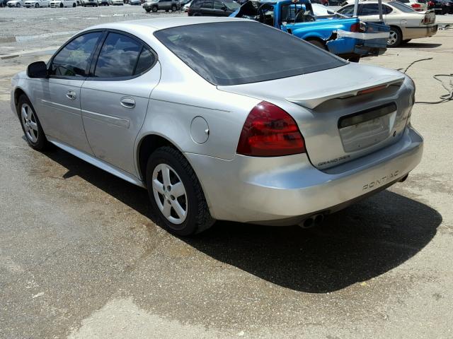 2G2WS522641137751 - 2004 PONTIAC GRAND PRIX SILVER photo 3