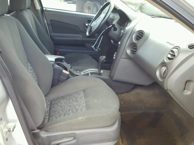 2G2WS522641137751 - 2004 PONTIAC GRAND PRIX SILVER photo 5