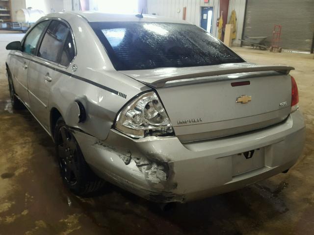 2G1WD58C169381441 - 2006 CHEVROLET IMPALA SUP 灰色 照片 3