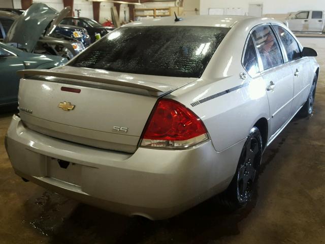 2G1WD58C169381441 - 2006 CHEVROLET IMPALA SUP 灰色 照片 4