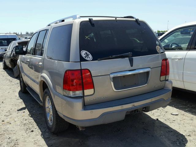5LMEU68H05ZJ13613 - 2005 LINCOLN AVIATOR 棕色 照片 3