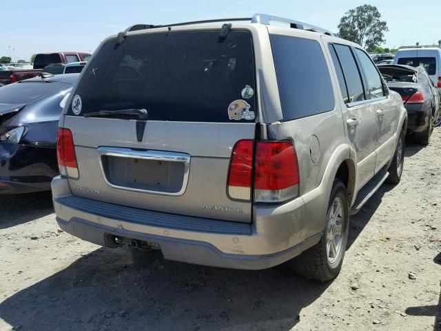 5LMEU68H05ZJ13613 - 2005 LINCOLN AVIATOR TAN photo 4