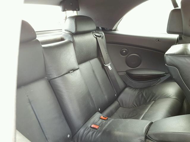 WBAEB53518CX62636 - 2008 BMW 650 I შავი ფოტო 6