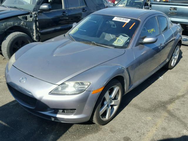 JM1FE17N650145814 - 2005 MAZDA RX8 SILVER photo 2