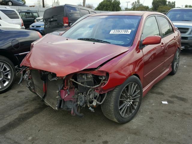 2T1BY32E75C452519 - 2005 TOYOTA COROLLA XR 红色 照片 2