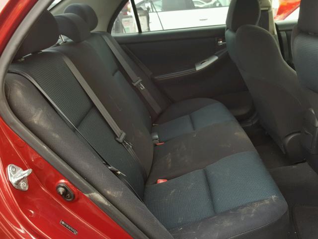 2T1BY32E75C452519 - 2005 TOYOTA COROLLA XR 红色 照片 6