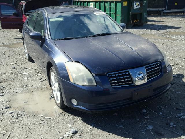 1N4BA41E04C812237 - 2004 NISSAN MAXIMA SE BLUE photo 1