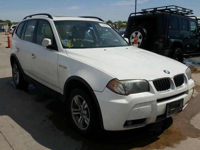 WBXPA93436WD26613 - 2006 BMW X3 3.0I WHITE photo 1