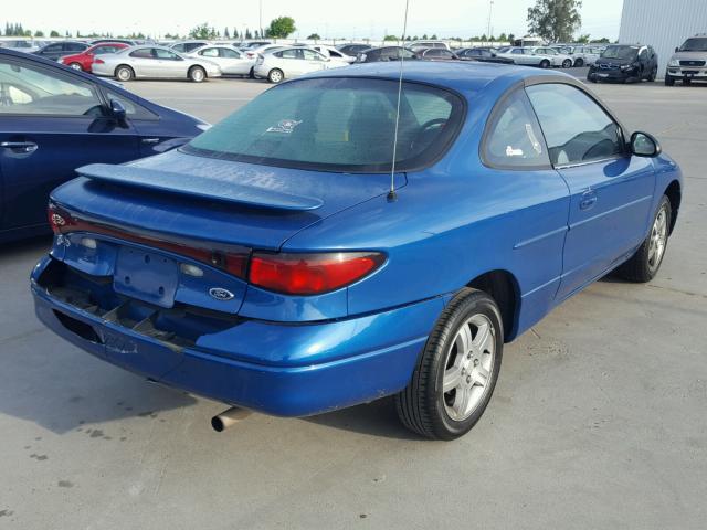 3FAFP11353R157926 - 2003 FORD ESCORT ZX2 BLUE photo 4