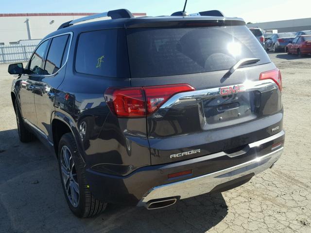 1GKKNXLS9HZ240885 - 2017 GMC ACADIA DEN CHARCOAL photo 3